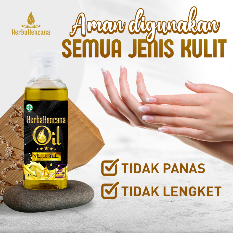 Minyak Balur Oil Aman Semua Jenis Kulit