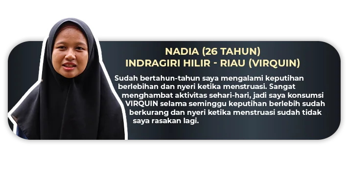 Testimoni Nadia Dari indragiri hilir Produk virquin