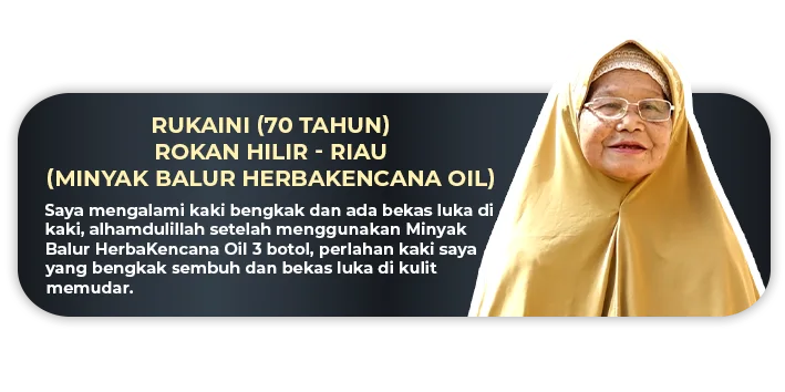 Testimoni Rukini Dari Rokan Hilir Produk herbakencana oli