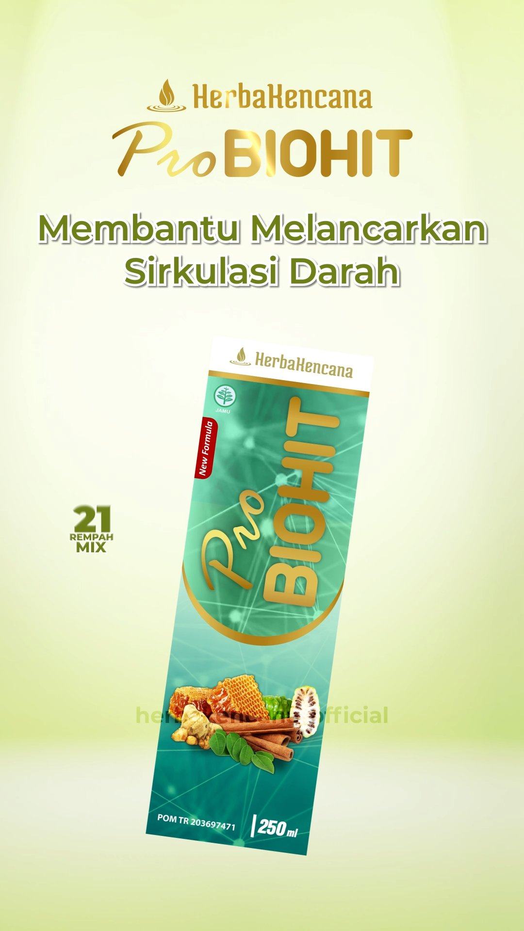 video Pro Biohit Membantu Melancarkan Darah