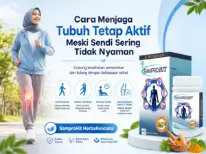 Samprohit Herbakencana untuk mendukung tubuh tetap aktif meski sendi sering tidak nyaman