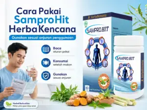 Cara pakai Samprohit Herbakencana sesuai anjuran penggunaan untuk mendukung kesehatan persendian dan tulang