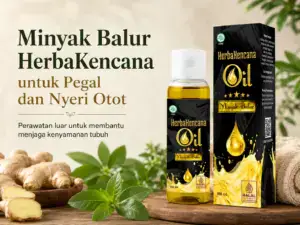 Minyak Balur HerbaKencana untuk membantu meredakan pegal dan nyeri otot