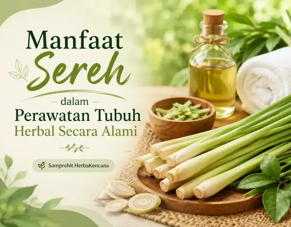 Manfaat sereh dalam perawatan tubuh herbal secara alami bersama Samprohit HerbaKencana