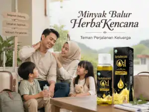 Minyak Balur HerbaKencana untuk teman perjalanan keluarga