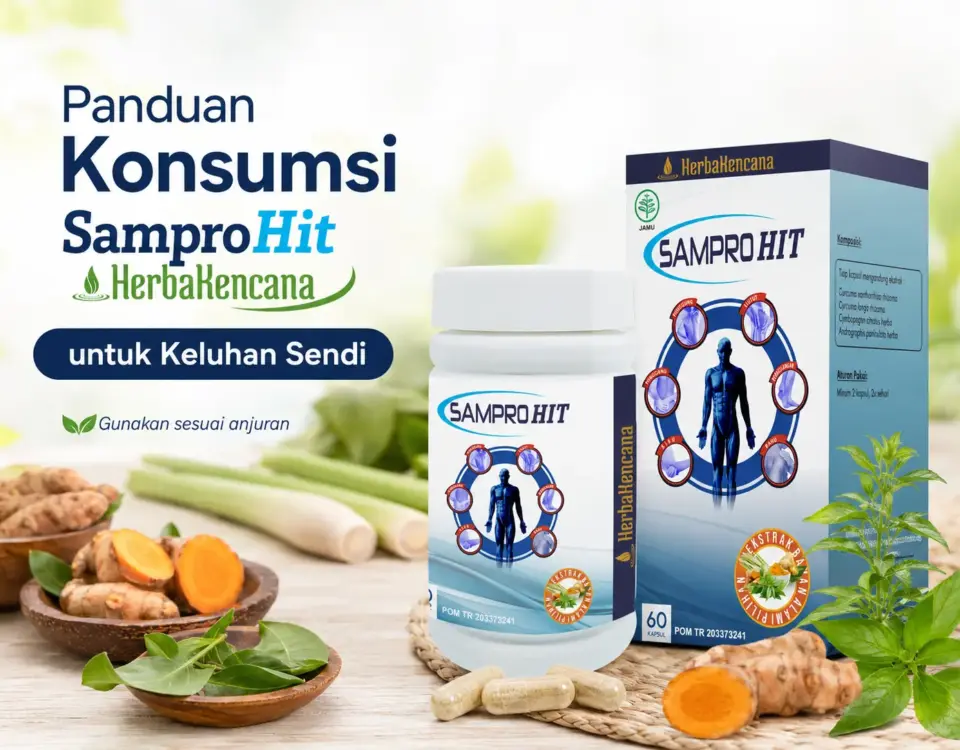 Panduan konsumsi SamproHit HerbaKencana untuk keluhan sendi