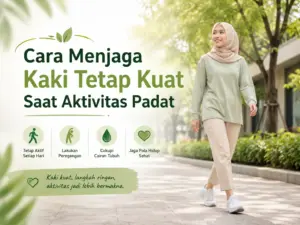 Cara menjaga kaki tetap kuat saat aktivitas padat