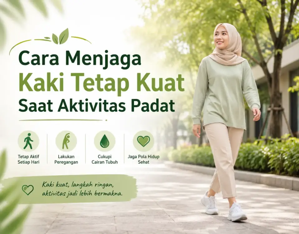 Cara menjaga kaki tetap kuat saat aktivitas padat