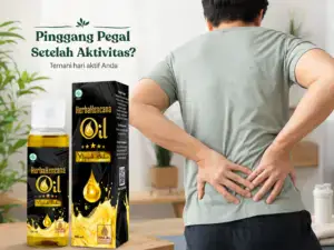 Minyak Balur HerbaKencana untuk pinggang pegal setelah aktivitas