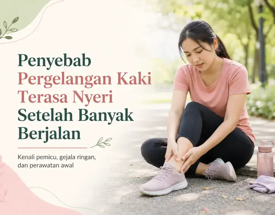 Pergelangan kaki terasa nyeri setelah banyak berjalan