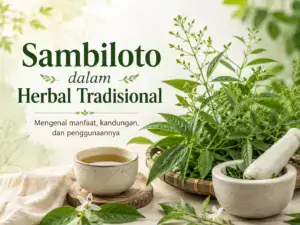 Sambiloto dalam herbal tradisional dan manfaatnya bagi tubuh