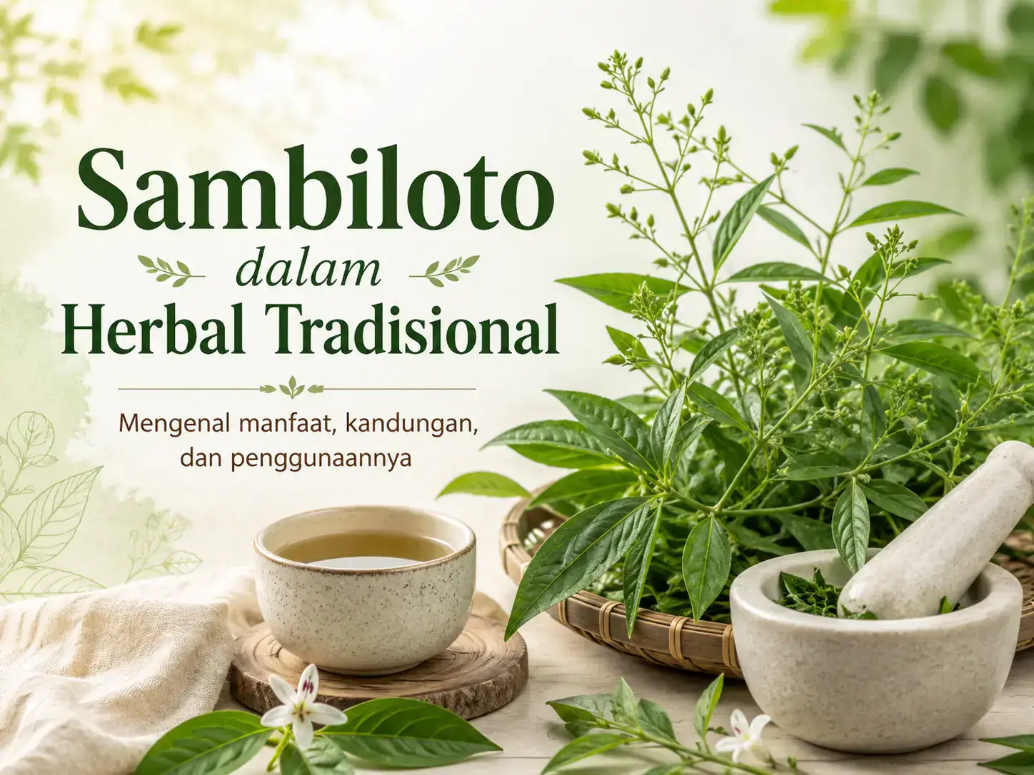 Sambiloto dalam herbal tradisional dan manfaatnya bagi tubuh