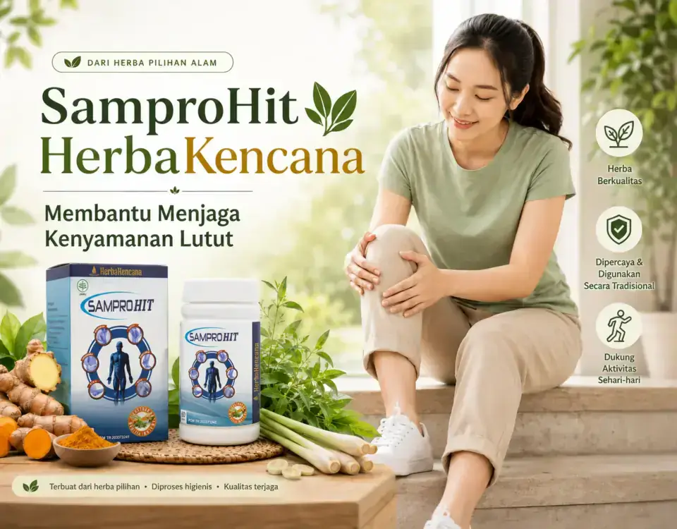 SamproHit HerbaKencana untuk membantu menjaga kenyamanan lutut