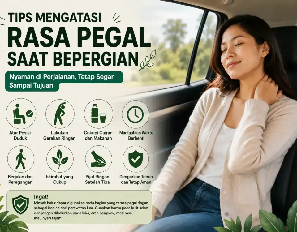 Tips mengatasi rasa pegal saat bepergian dengan mengatur posisi duduk dan melakukan peregangan ringan