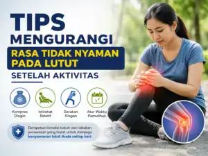 Tips mengurangi rasa tidak nyaman pada lutut setelah aktivitas
