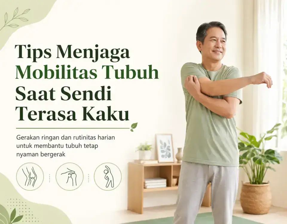 Tips menjaga mobilitas tubuh saat sendi terasa kaku dengan gerakan ringan