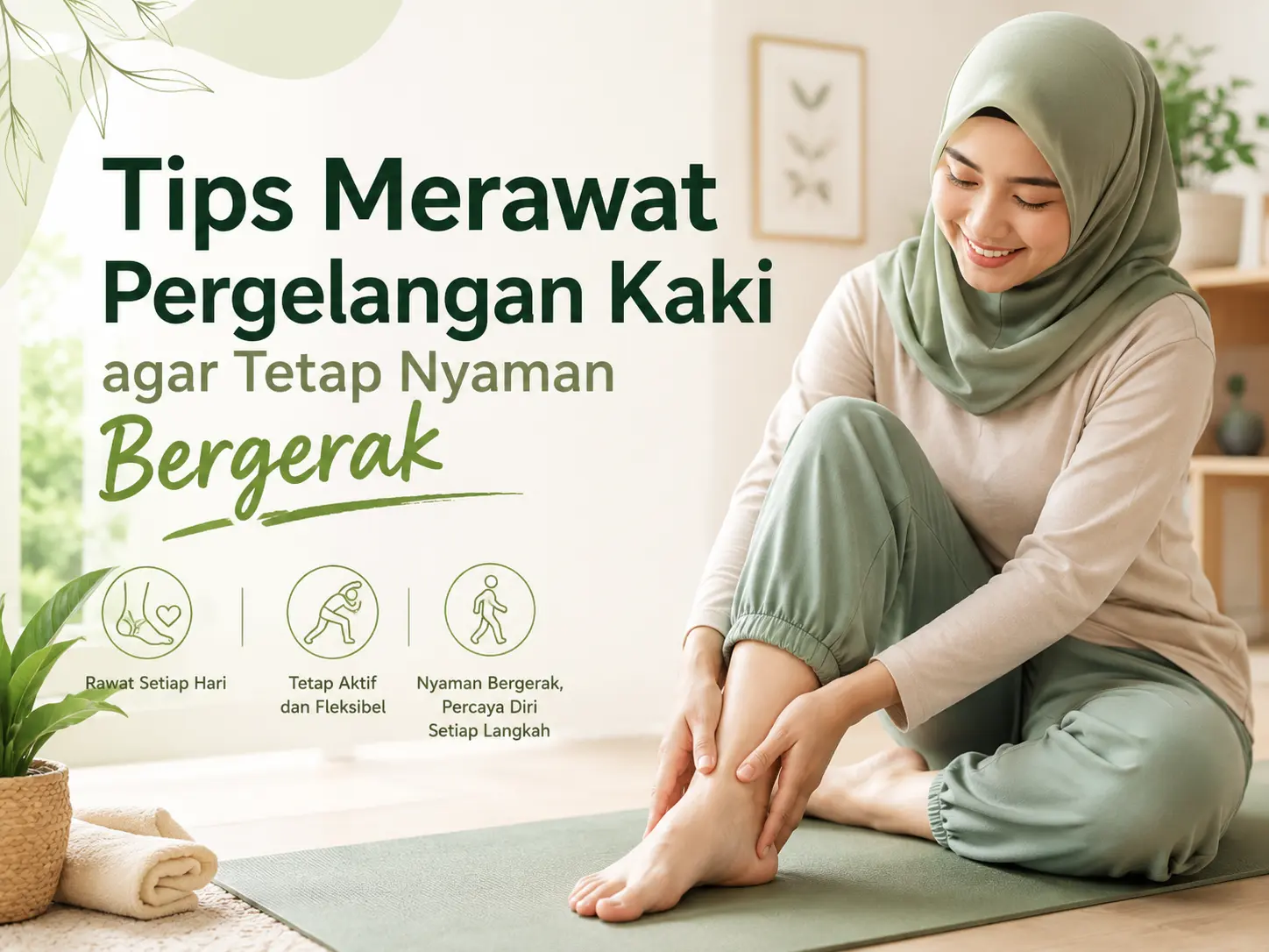 Tips merawat pergelangan kaki agar tetap nyaman bergerak