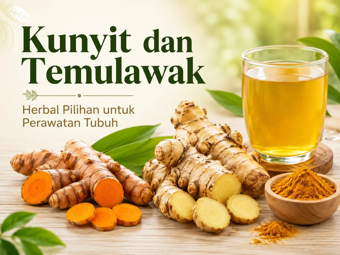 Kunyit dan temulawak sebagai herbal pilihan untuk perawatan tubuh