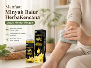 Minyak Balur HerbaKencana untuk memar ringan setelah kondisi stabil dan kulit tetap utuh