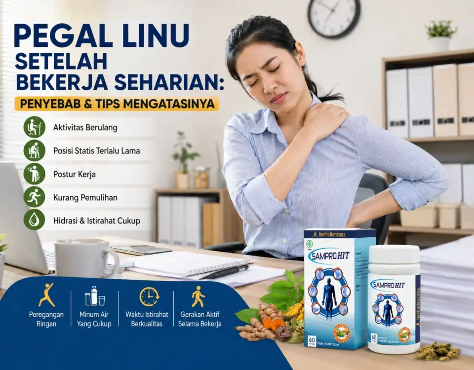 Pegal linu setelah bekerja seharian dan cara membantu mengatasinya