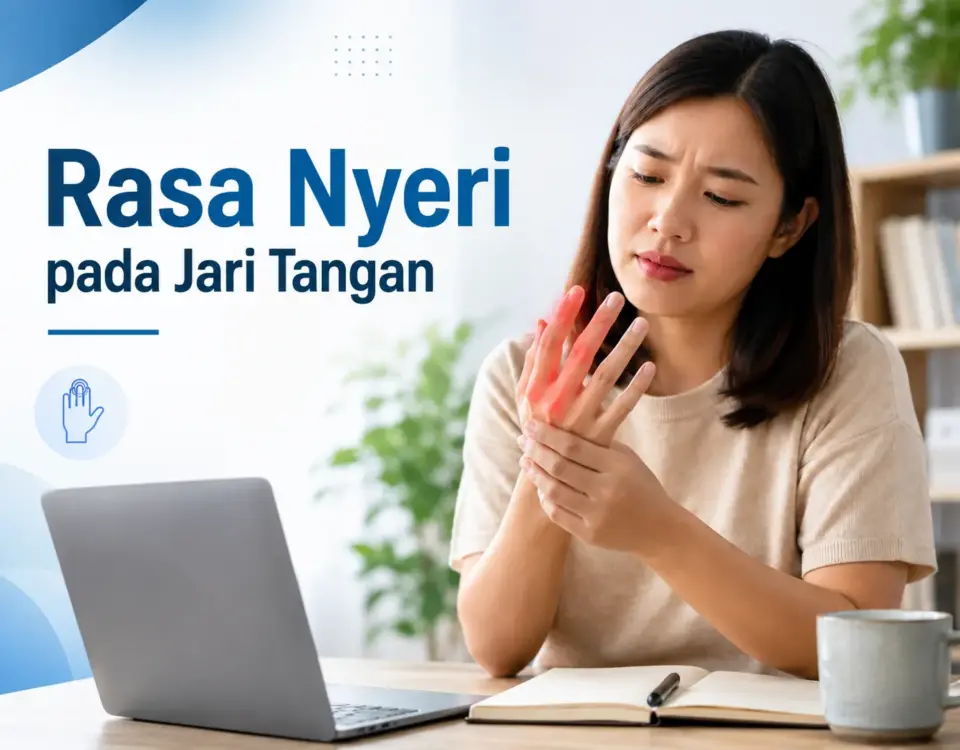 Rasa nyeri pada jari tangan saat bekerja menggunakan laptop