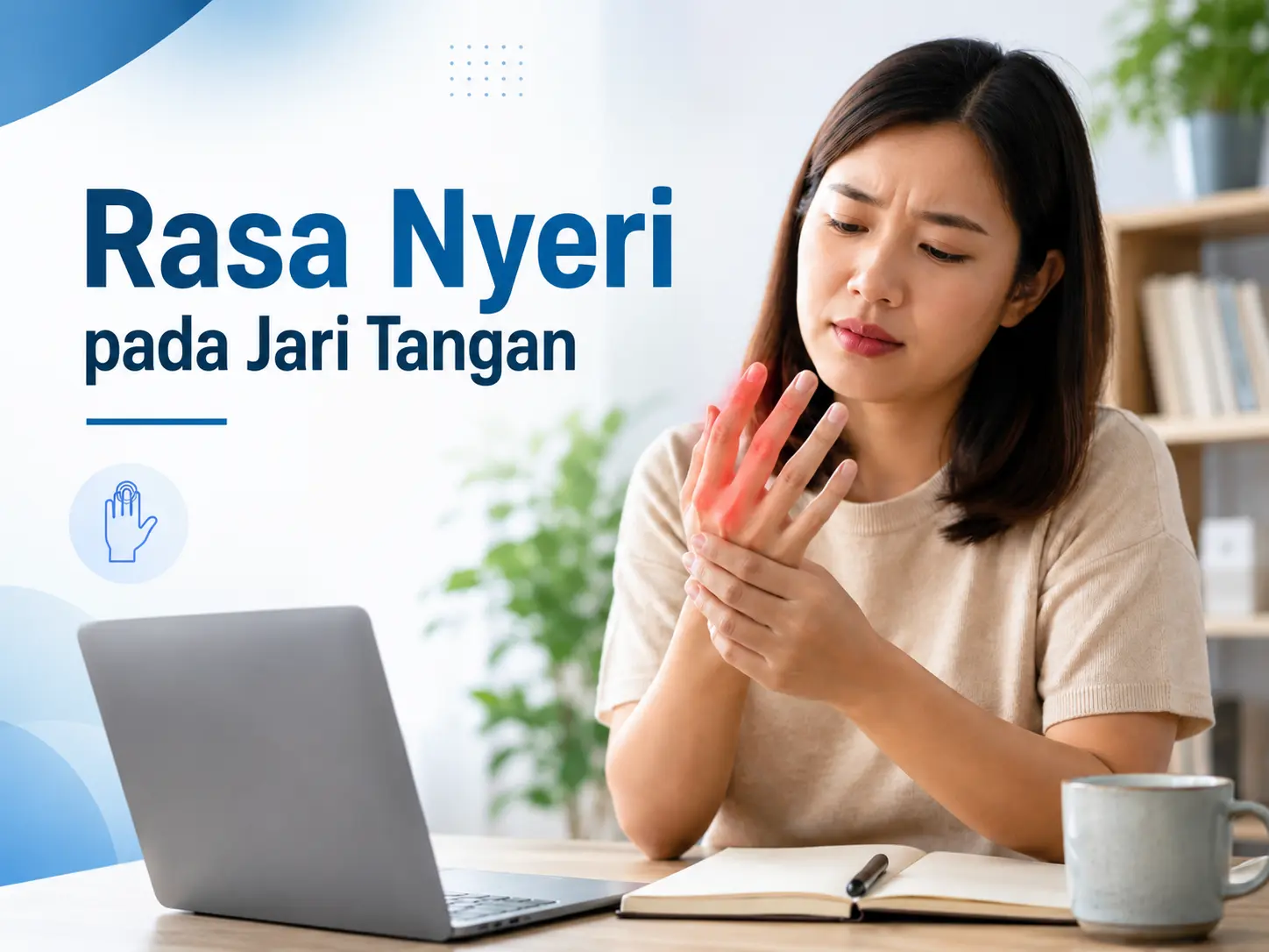 Rasa nyeri pada jari tangan saat bekerja menggunakan laptop