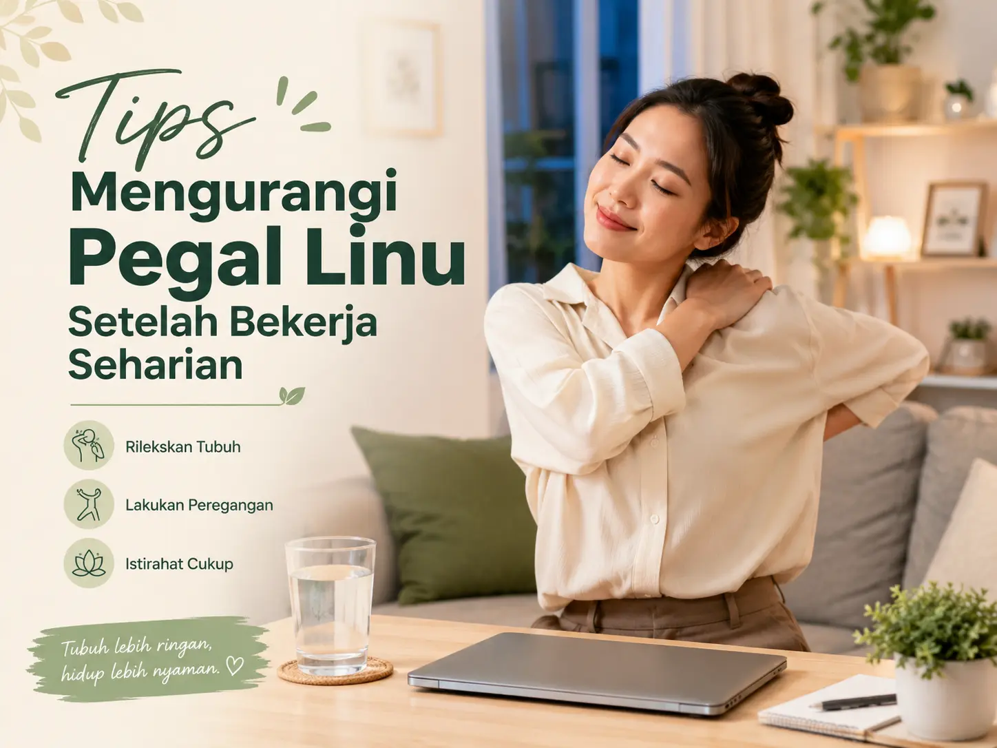Tips mengurangi pegal linu setelah bekerja seharian