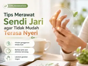 Tips merawat Sendi Jari agar Tidak Mudah Terasa Nyeri dengan gerakan ringan, jeda aktivitas, dan mengurangi genggaman kuat